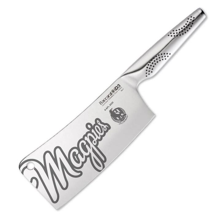Baccarat iD3 Cleaver 17.5cm AFL Collingwood Magpies