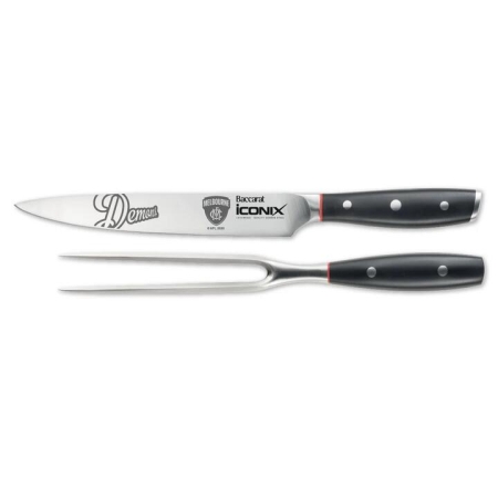 Baccarat iconiX Carving Knife Set AFL Melbourne Demons