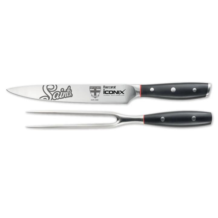 Baccarat iconiX Carving Knife Set AFL St Kilda Saints