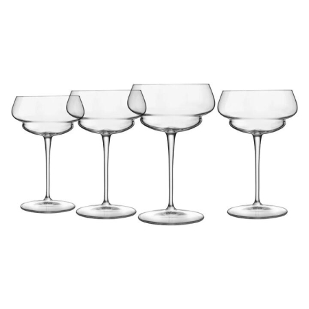 Luigi Bormioli Backdoor 20's Set of 4 Glasses Great Gatsby 300ml