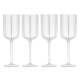 Ladelle Stripe Set of 4 Wine Glasses