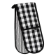 Ladelle Eco Gingham Double Oven Mitts