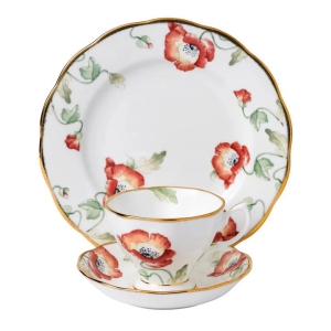 Royal Albert 100 Years Teaware Teacup Saucer & Plate 1970
