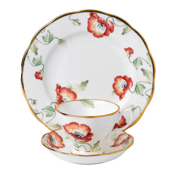 Royal Albert 100 Years Teaware Teacup Saucer & Plate 1970