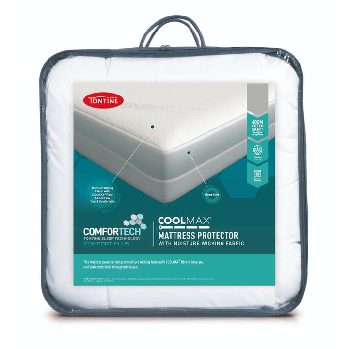 Tontine Comfortech Coolmax Mattress Protector-Queen