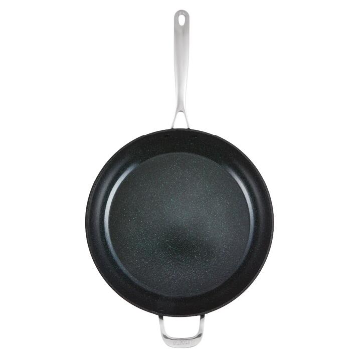 Baccarat GREEN STONE Frypan with Helper Handle 32cm