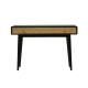 6IXTY Twin Hallway Console Hall Wooden Table - Black / Natural