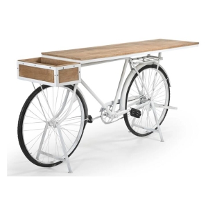 Vintage Rustic Bicycle Design Bar Kitchen Table