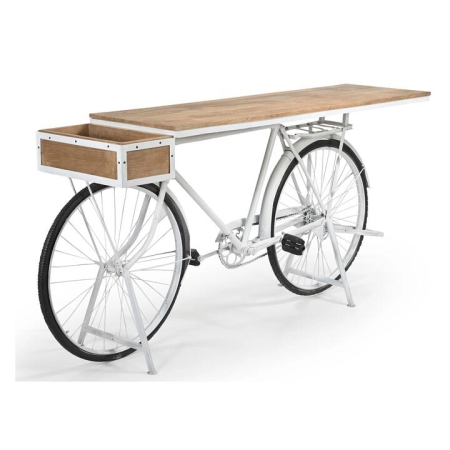 Vintage Rustic Bicycle Design Bar Kitchen Table