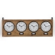 World Clock Roman Numeral Timber