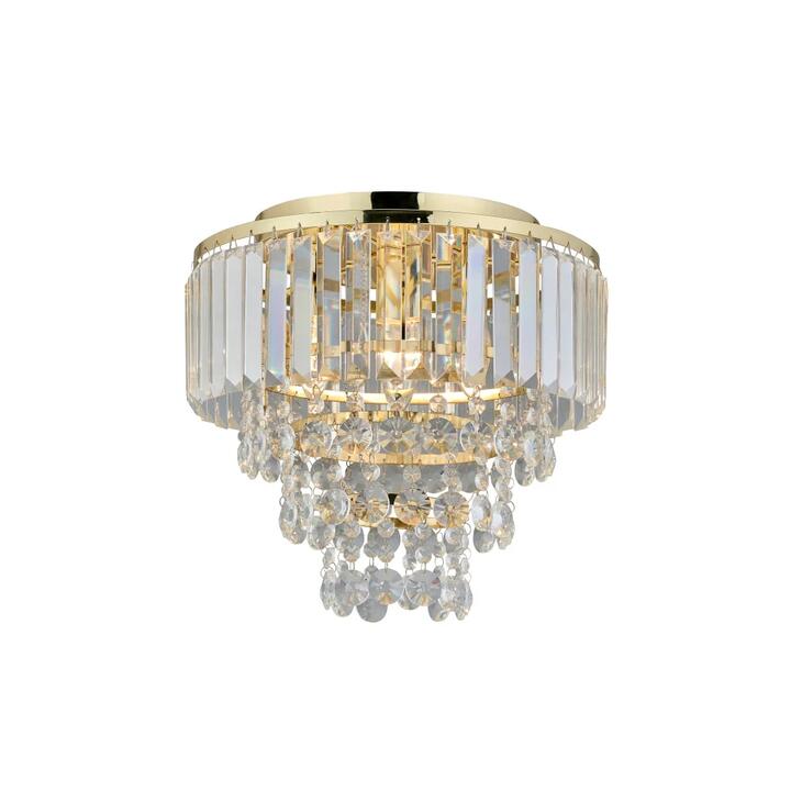 Valent Modern Crystal Ceiling Lights Lamp Gold