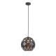 TUILE Pendant Lamp Light Interior ES Matte Black Embossed Tiled Wine Glass OD300mm
