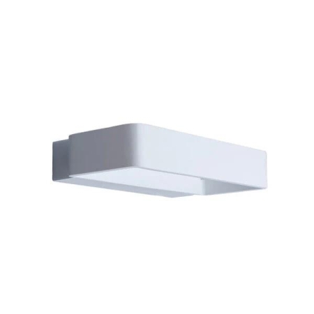 VENICE Wall Light Interior Surface Mounted Up/Down 6W Rectangular Matte White 3000K 615LM