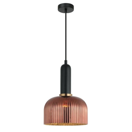 VINTAJ Pendant Lamp Light Interior ES Copper Glass Dome OD200mm