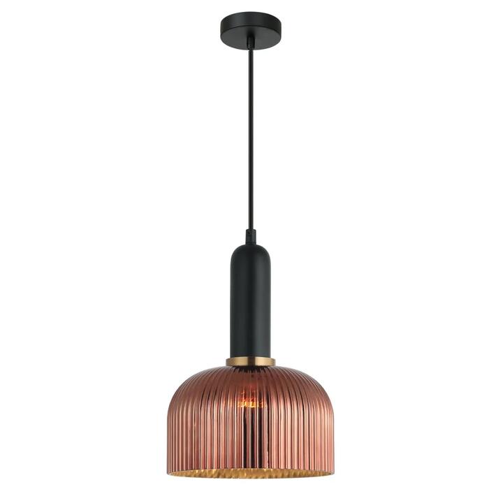 VINTAJ Pendant Lamp Light Interior ES Copper Glass Dome OD200mm