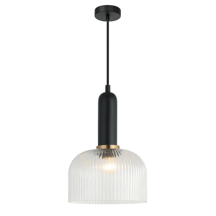 VINTAJ Pendant Lamp Light Interior ES Clear Glass Dome OD200mm