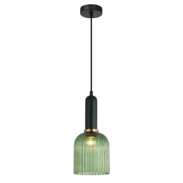 VINTAJ Pendant Lamp Light Interior ES Green Glass Ellipse OD200mm