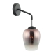 VINUM Wall Light Interior Surface Mounted ES Copper Glass with Black Iron Bracket