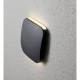VOX Wall Light Surface Mounted Up/Down 9W Square Black 3000K IP54 737LM