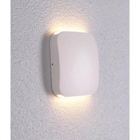 VOX Wall Light Surface Mounted Up/Down 9W Square Sand 3000K IP54 737LM