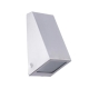 WEDGE_GU10 Wall Light Surface Mounted GU10 Wedge Stainless Steel 316 IP44