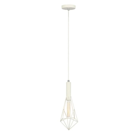 WHITEBAND Pendant Lamp Light Interior ES White Small Diamond Cage OD175mm