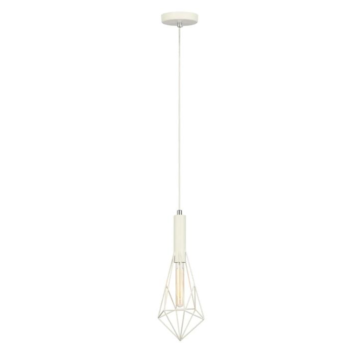 WHITEBAND Pendant Lamp Light Interior ES White Small Diamond Cage OD175mm