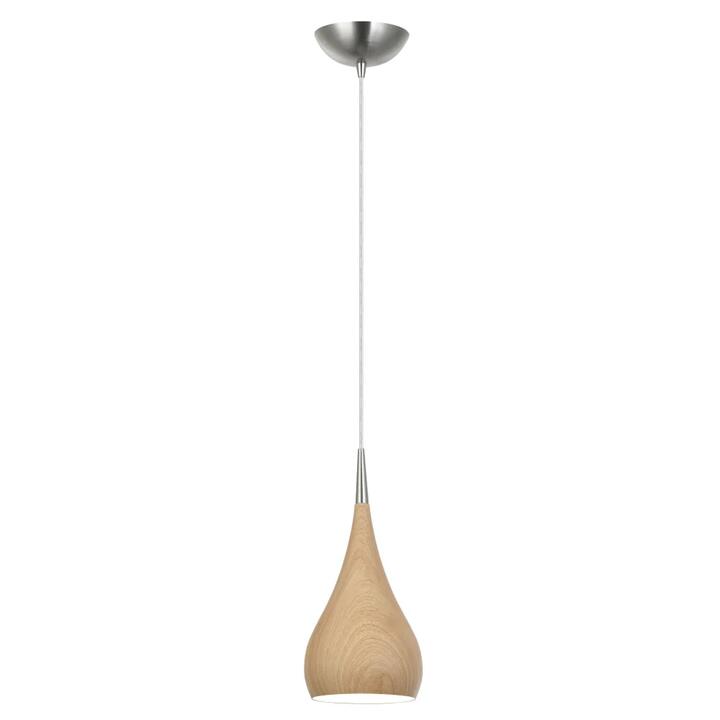 ZARA Pendant Lamp Light Interior ES Oak Wood Bell OD160mm