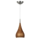 ZARA Pendant Lamp Light Interior ES Burl Wood Bell OD160mm