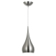 ZARA Pendant Lamp Light Interior ES Satin Nickel Bell OD160mm