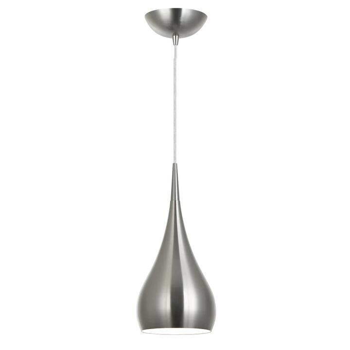 ZARA Pendant Lamp Light Interior ES Satin Nickel Bell OD160mm