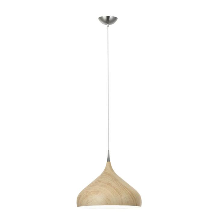 ZARA Pendant Lamp Light Interior ES Oak Wood Dome OD420mm