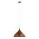 ZARA Pendant Lamp Light Interior ES Burl Wood Dome OD420mm