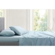 Trafalgar 1200TC Cotton Rich Bed Sheet Set - Blue