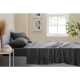 Trafalgar 1200TC Cotton Rich Bed Sheet Set - Charcoal
