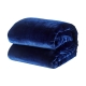 Trafalgar Plush Mink Blanket - Navy