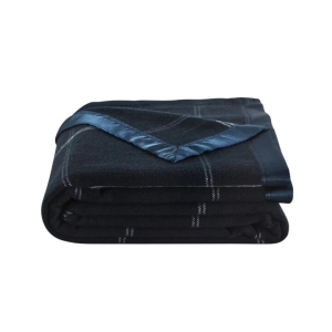 Trafalgar Merino Wool Blend Blanket - Navy