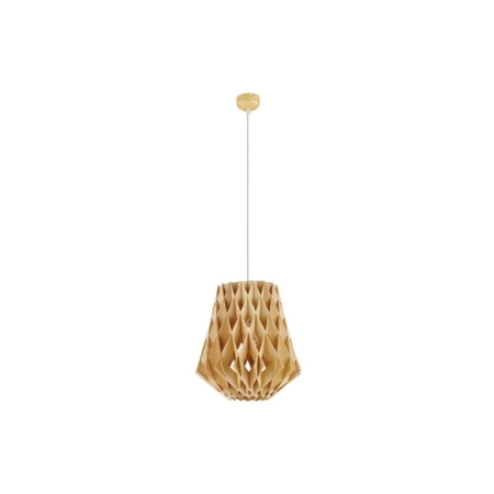 Tuukka Halonen Pilke Replica Tall Wooden Geometric Pendant Lamp Light - Natural