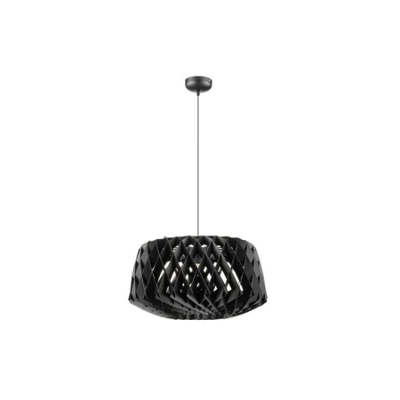 Tuukka Halonen Pilke Replica Wide Wooden Geometric Pendant Lamp Light - Black - Black