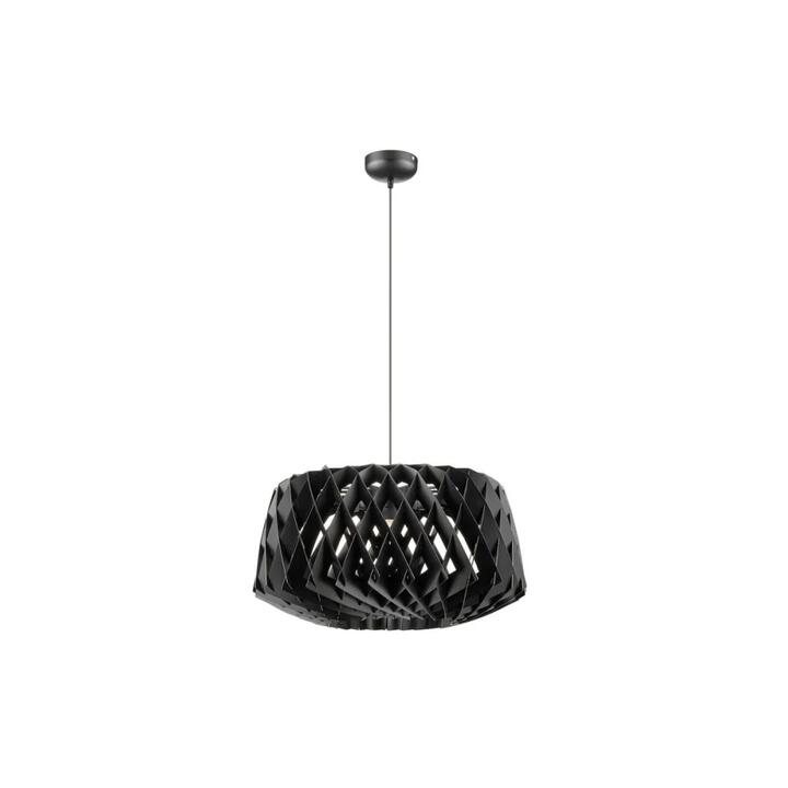 Tuukka Halonen Pilke Replica Wide Wooden Geometric Pendant Lamp Light - Black - Black