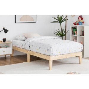 William Wood Bed Frame Natural - Queen