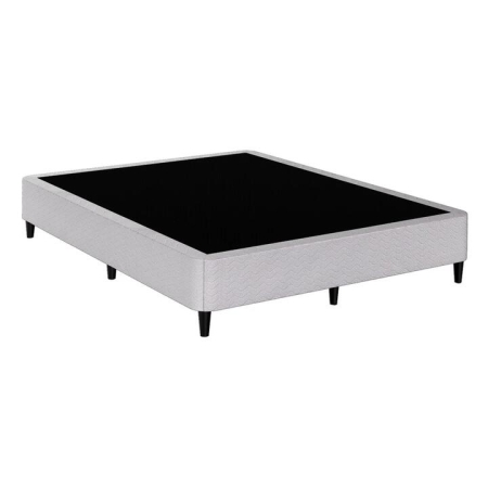 Bed Frame Queen Size Metal Grey MASON