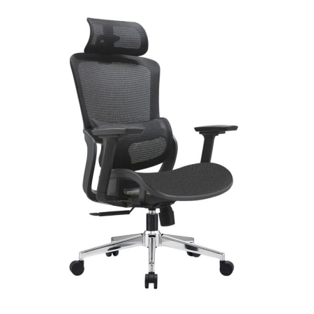 Maestro Furniture Vivian High Back Full Mesh Ergonomic Computer Working Office Chair Black