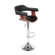 Wooden Bar Stool - Black and Wood