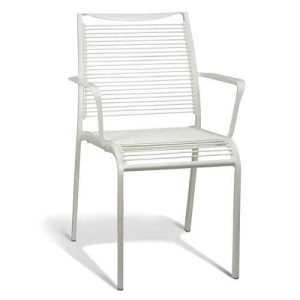 Wanika Outdoor Dining ArmChair - White Frame