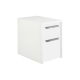 Maestro Furniture Sheridan 2-Drawer Mobile Pedestal Filing Cabinet - White