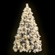Snowy Christmas Tree 2.1M 7FT LED Lights Xmas Decorations Warm White
