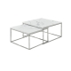 Design Square Square Nesting Coffee Table Set - White
