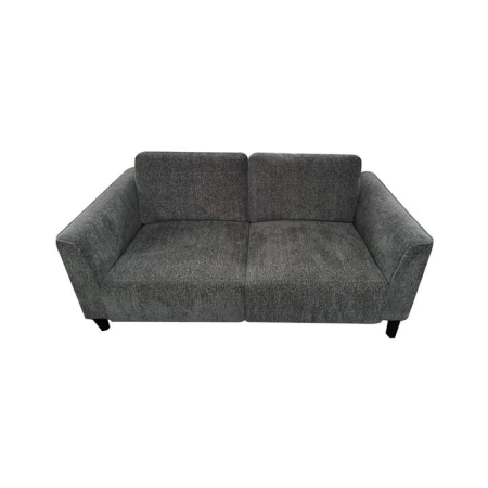 HomeStar Starck Fabric Loveseat 2-Seater Sofa Solid Timber Legs - Grey