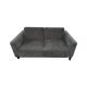 HomeStar Starck Fabric Loveseat 2-Seater Sofa Solid Timber Legs - Grey